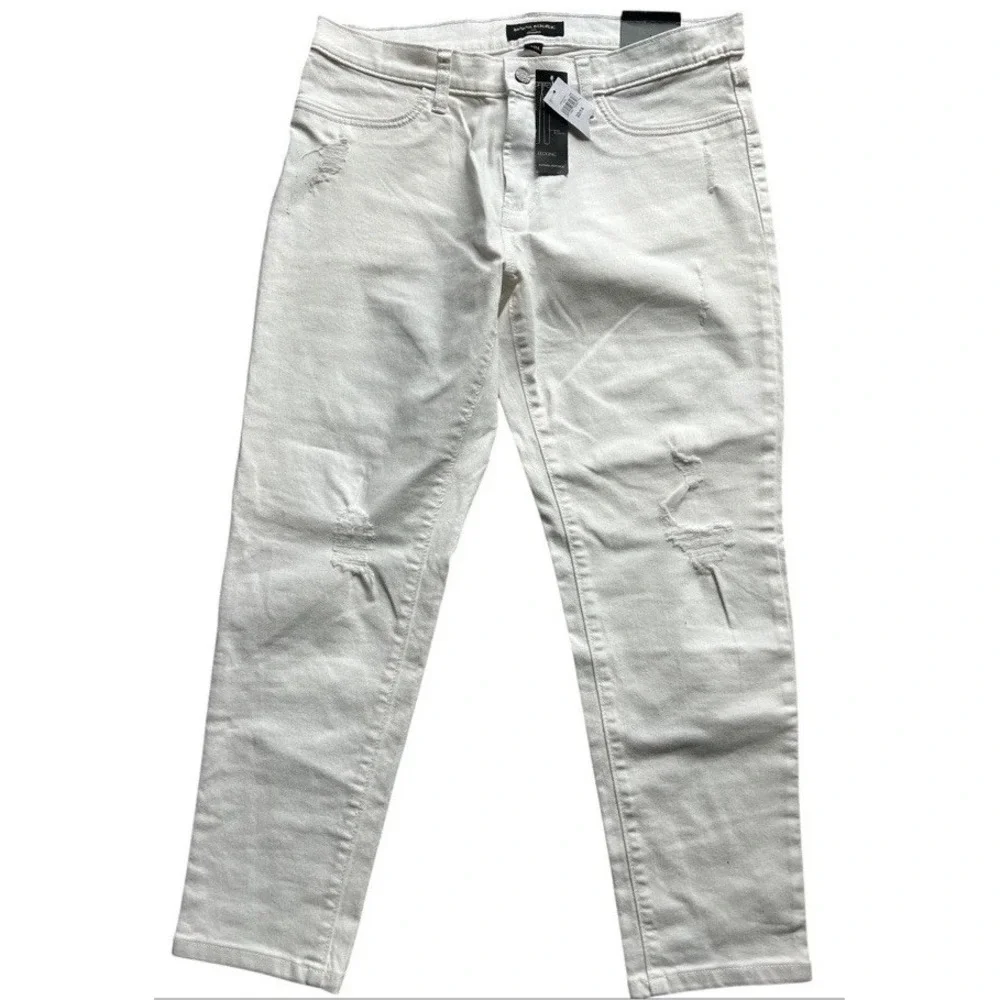 banana republic‎ 32/14 Leggings White Distressed